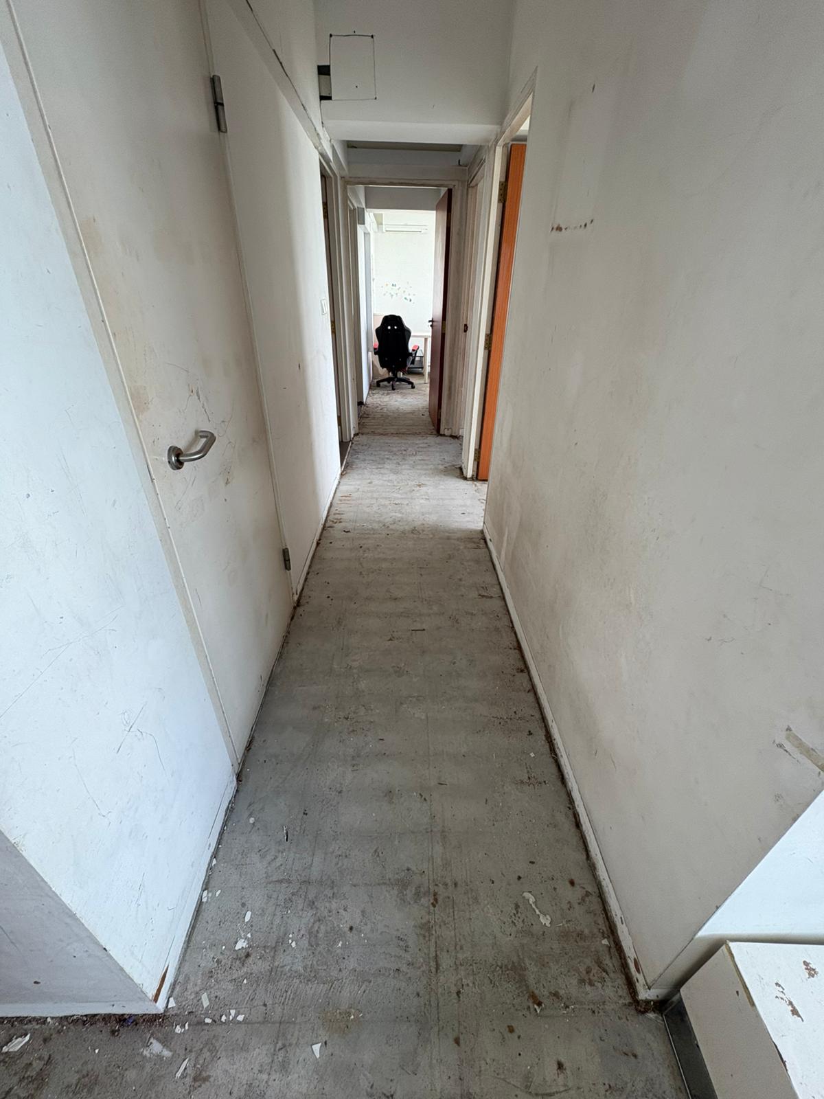 Home Hallway after removal of existing floor.